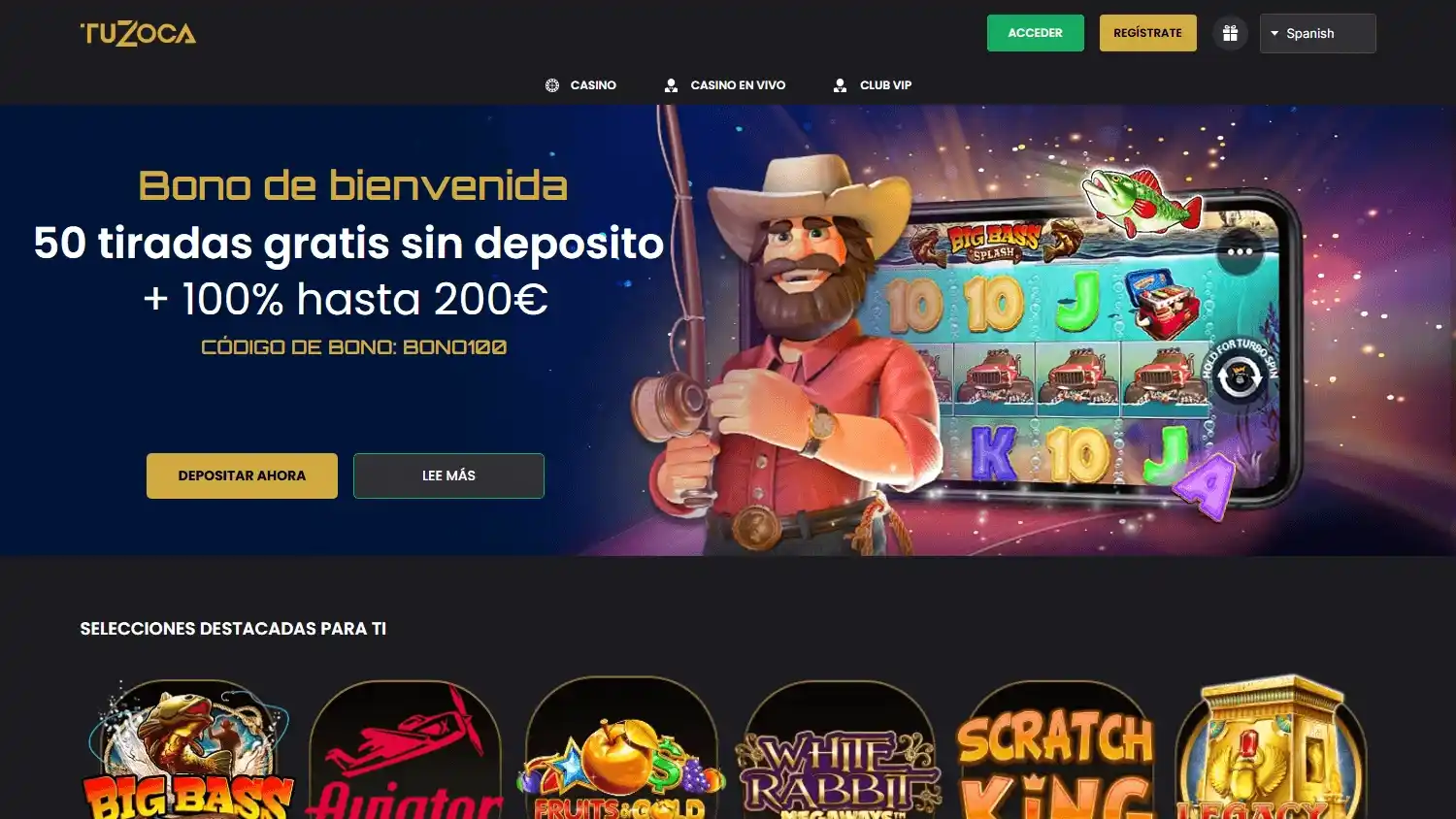 Tuzoca Spain  welcome bonus offer